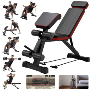Foldable Adjustable Full-Body Workout Bench