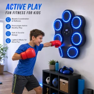 Interactive Wall-Mounted Electronic Boxing Trainer