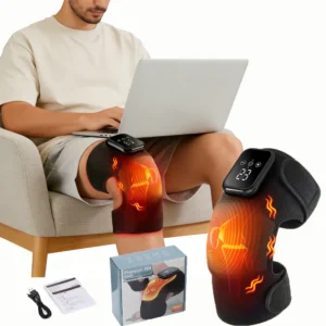 Electric Heated Vibrating Knee Massage Pad